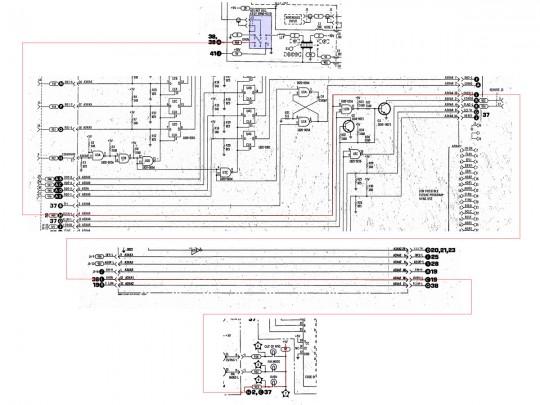 HP 8660C PCOXO pin 6 circuit trace